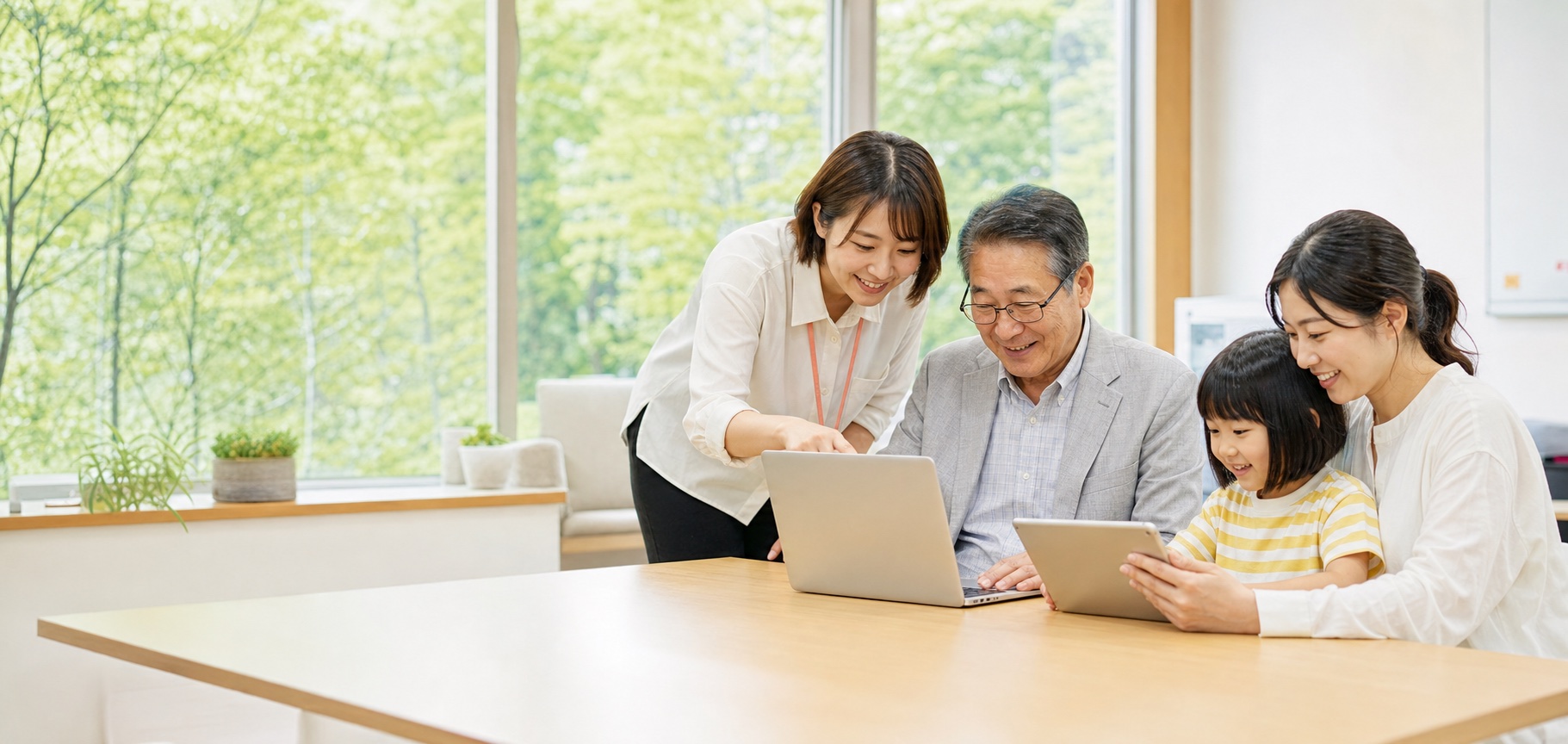 幅広い世代が一緒に学ぶAI教室とデジタル講座